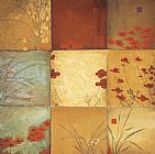 Don Li-leger Canvas Paintings - Poppy Nine Patch